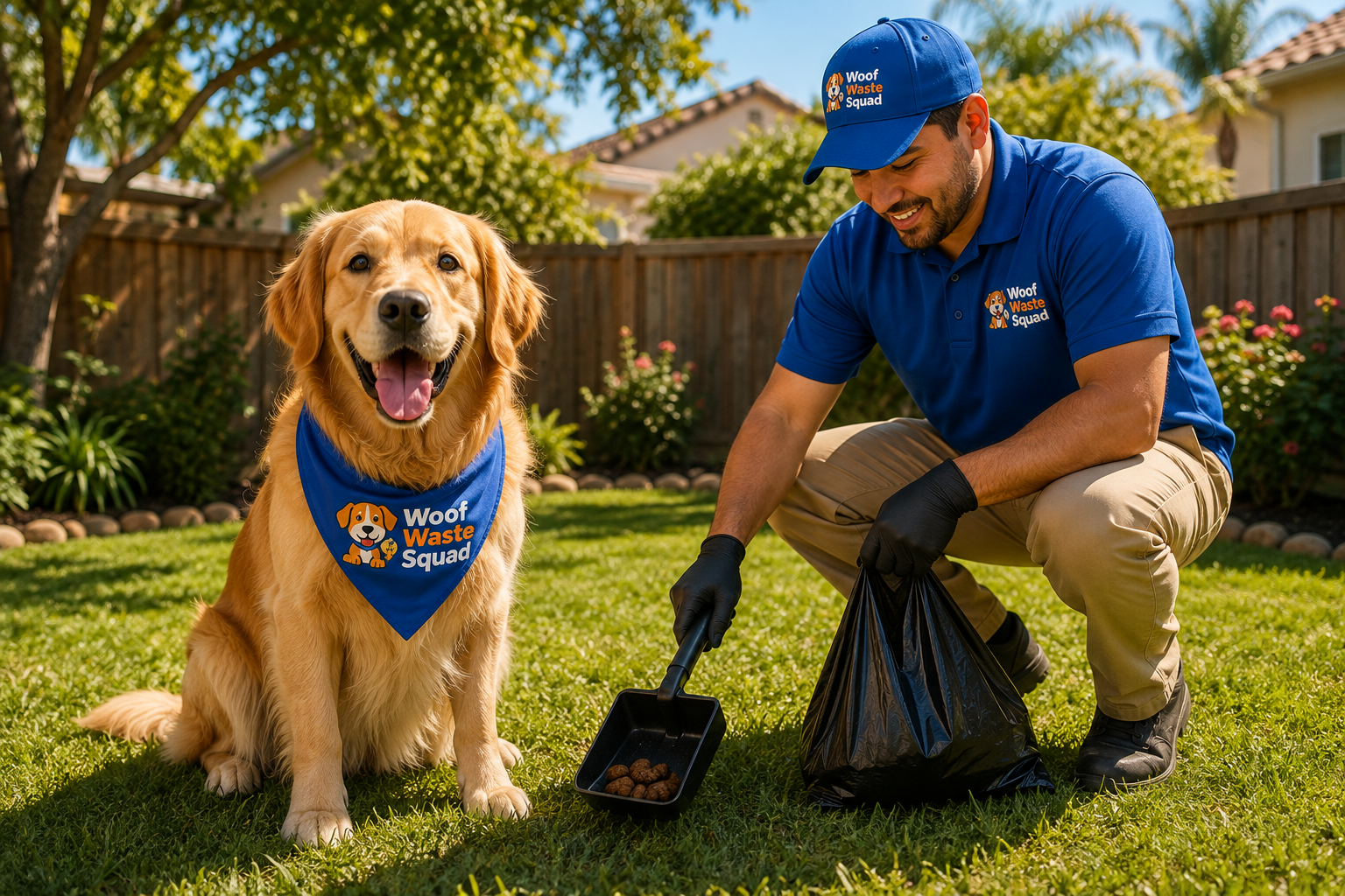 Professional dog waste removal service